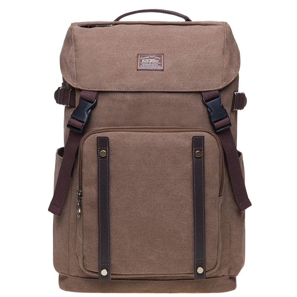 KAUKKO Backpack for daily use, KD02-2 ( Khaki / 17.6L ) - kaukko