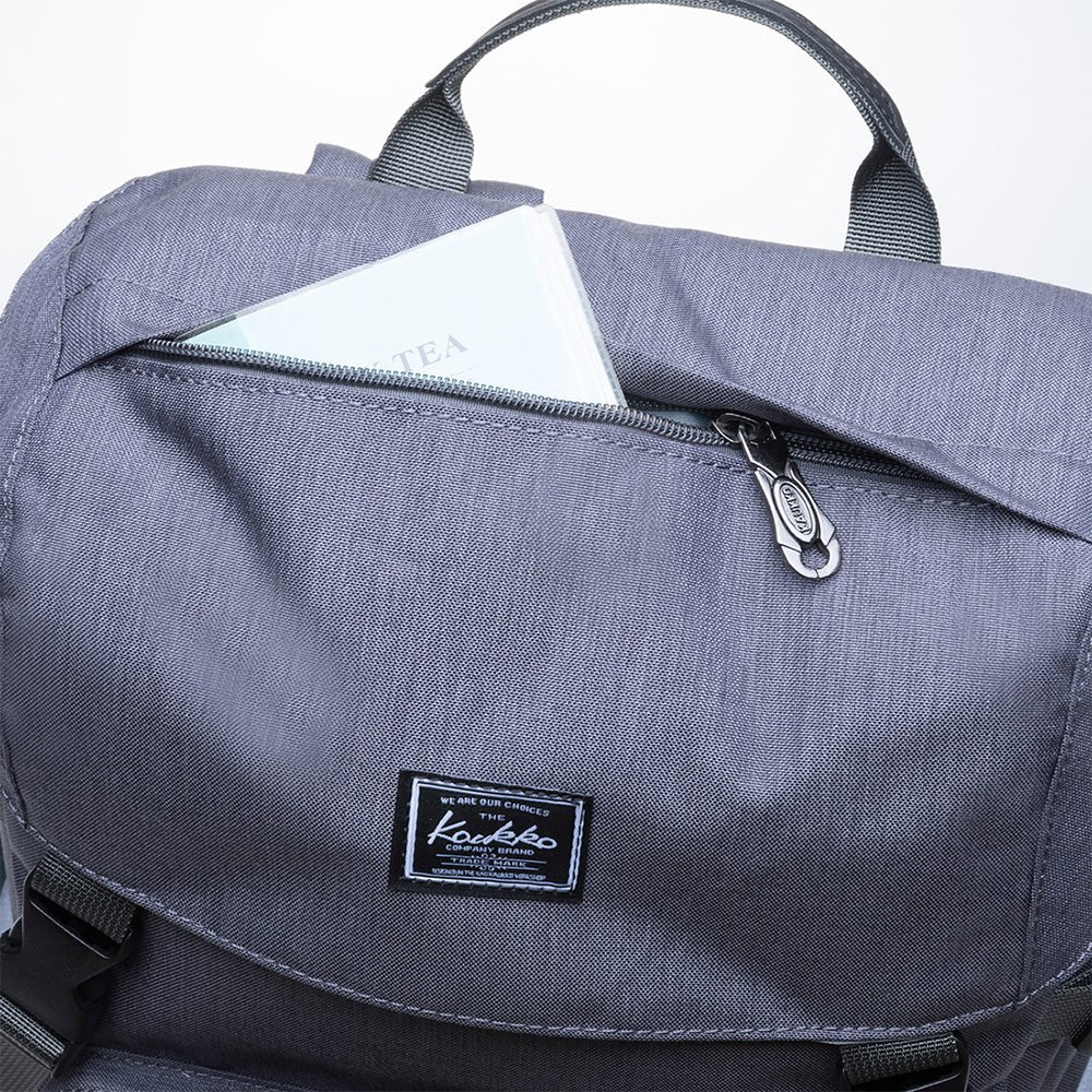KAUKKO Backpack for daily use, KD02 ( Grey / 17.6L ) - kaukko