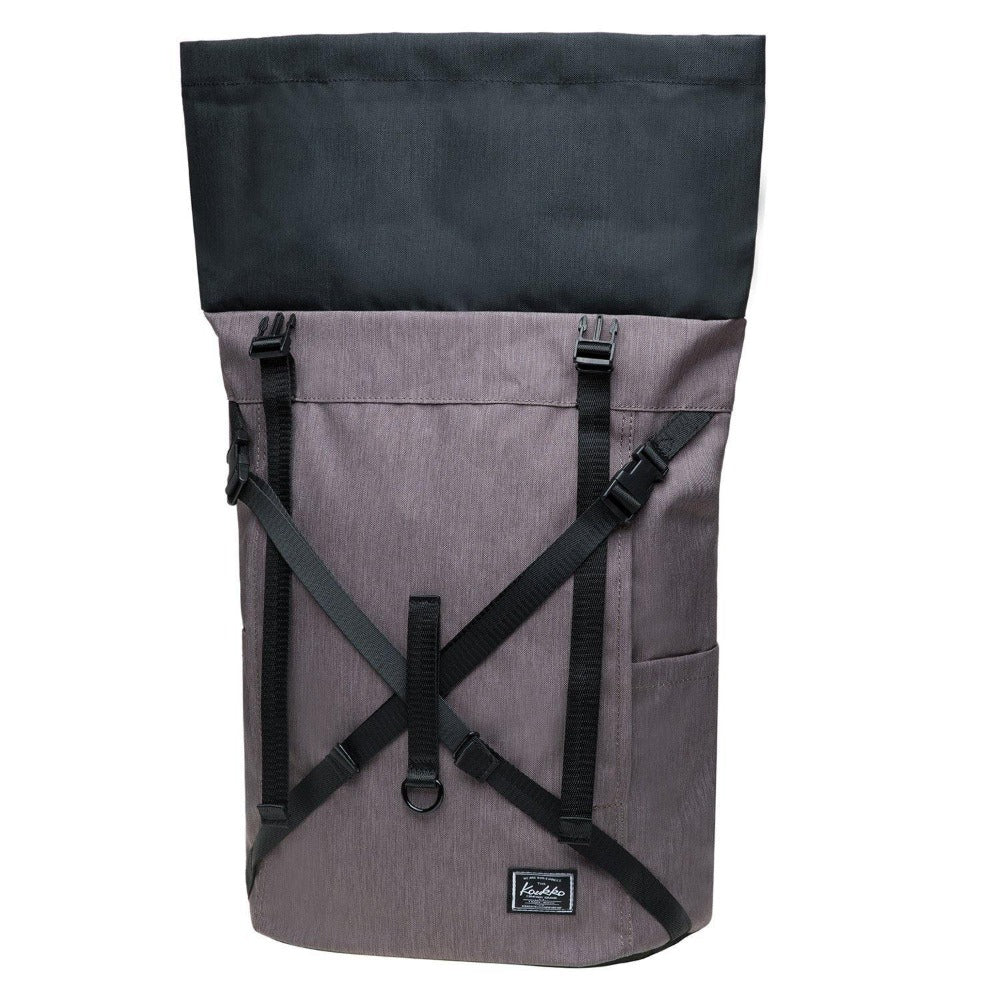 KAUKKO Backpack for daily use, KF07-2 ( Black Grey / 17.8L ) - kaukko