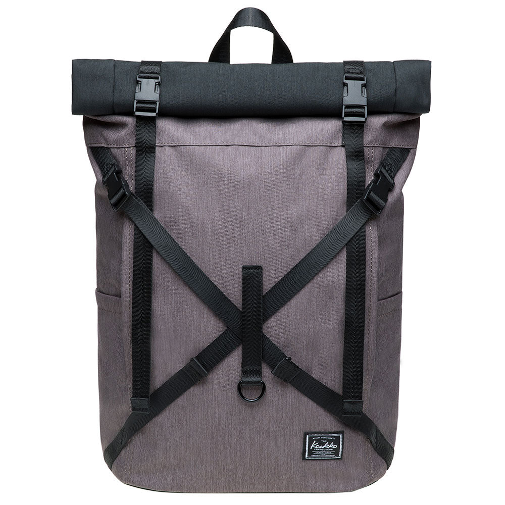 KAUKKO Backpack for daily use, KF07-2 ( Black Grey / 17.8L ) - kaukko