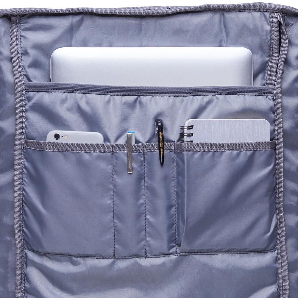 KAUKKO Backpack for daily use, KF07( Black Withe / 17.8L ) - kaukko