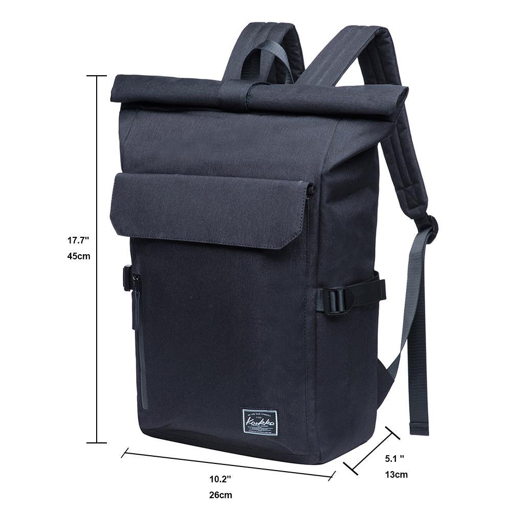 KAUKKO Backpack for daily use, KF12 ( Black / 15.2 L ) - kaukko
