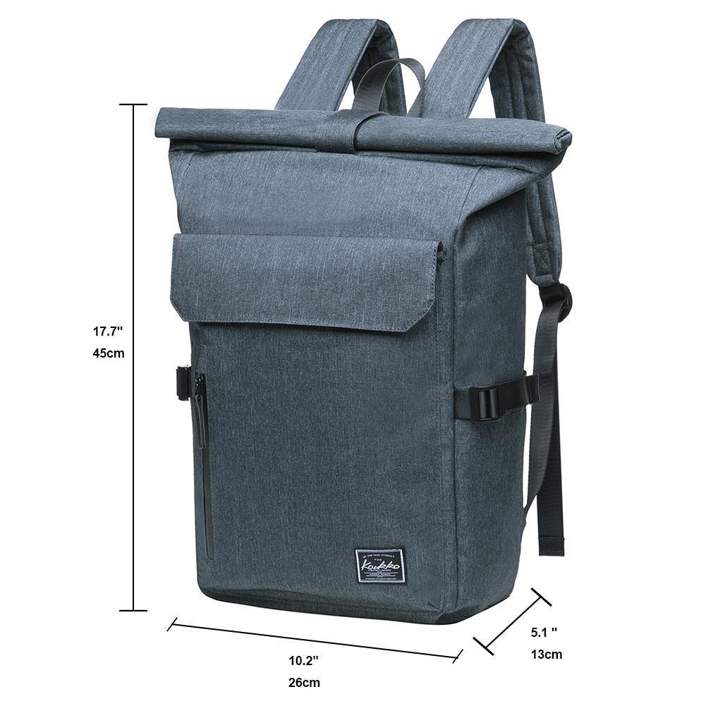 KAUKKO Backpack for daily use, KF12 ( Dark Grey / 15.2 L ) - kaukko