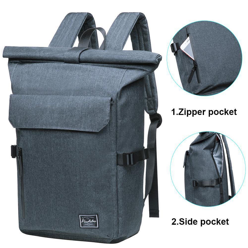 KAUKKO Backpack for daily use, KF12 ( Dark Grey / 15.2 L ) - kaukko