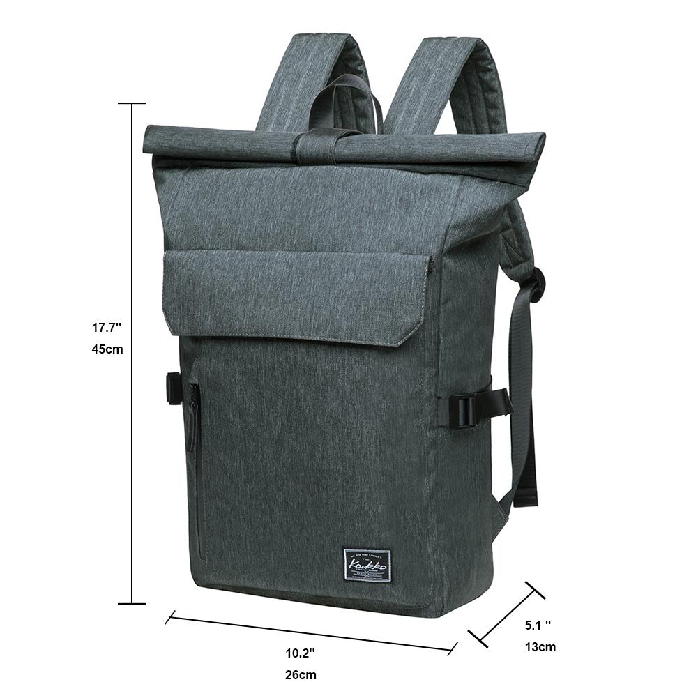 KAUKKO Backpack for daily use, KF12 ( Grey Green / 15.2 L ) - kaukko