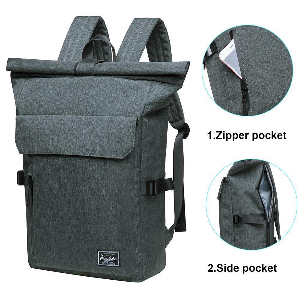 KAUKKO Backpack for daily use, KF12 ( Grey Green / 15.2 L ) - kaukko