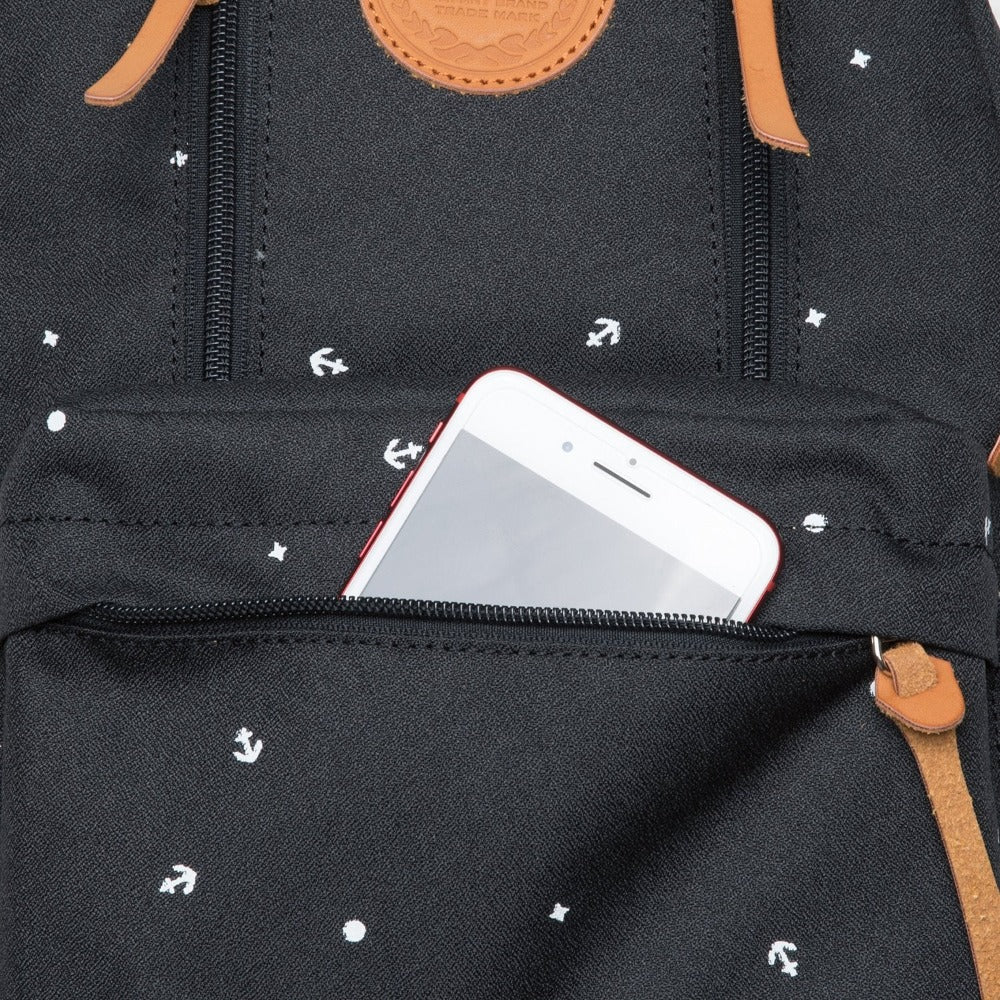 KAUKKO Backpack for daily use, KS06-2 ( Black / 13.2L ) - kaukko