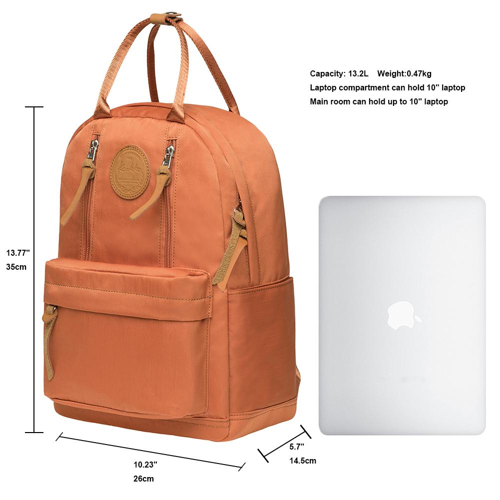 KAUKKO Backpack for daily use, KS06 ( Orange / 13.2L ) - kaukko