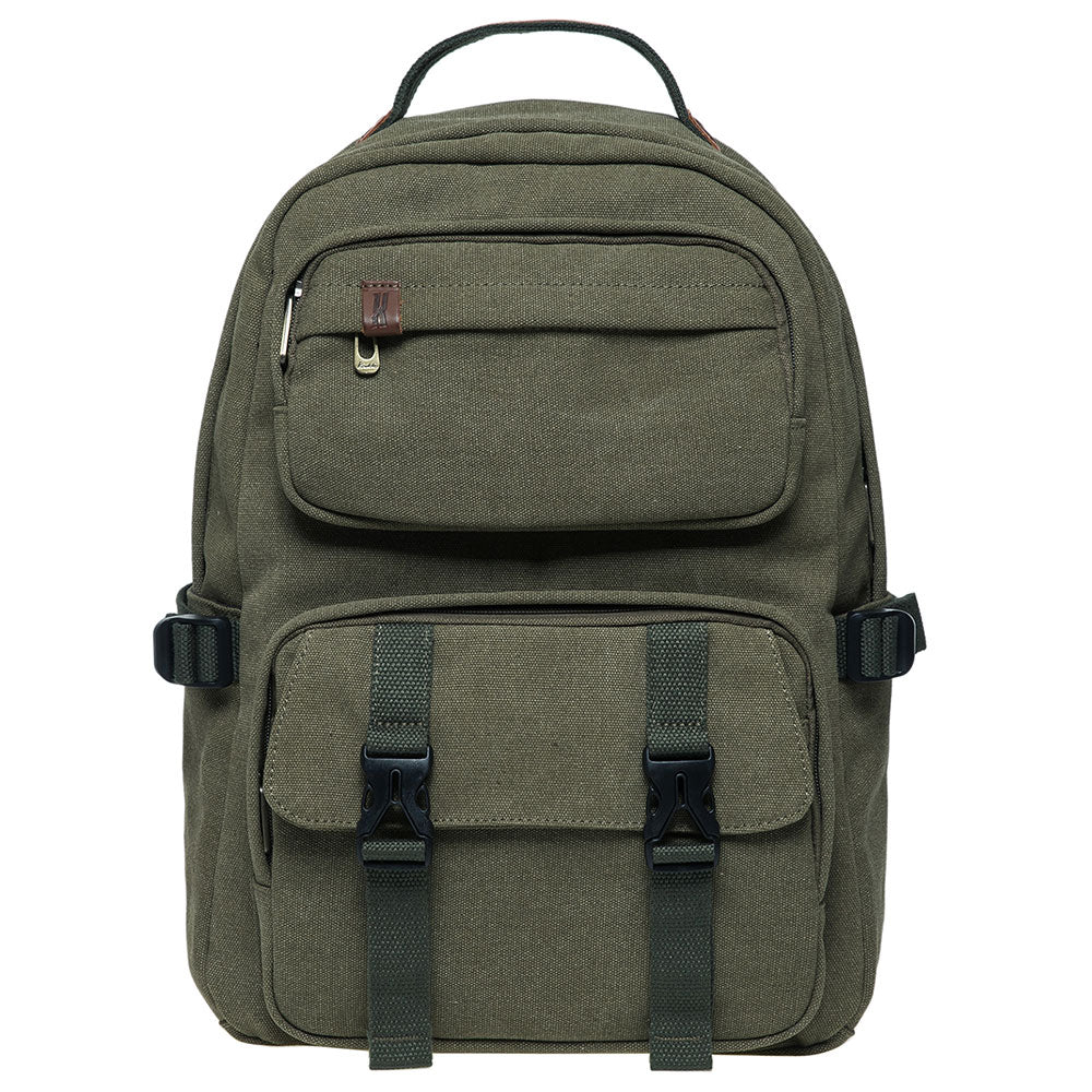 KAUKKO Backpack for daily use, ( KS20-2ARMYGREEN/18.5L ) - kaukko