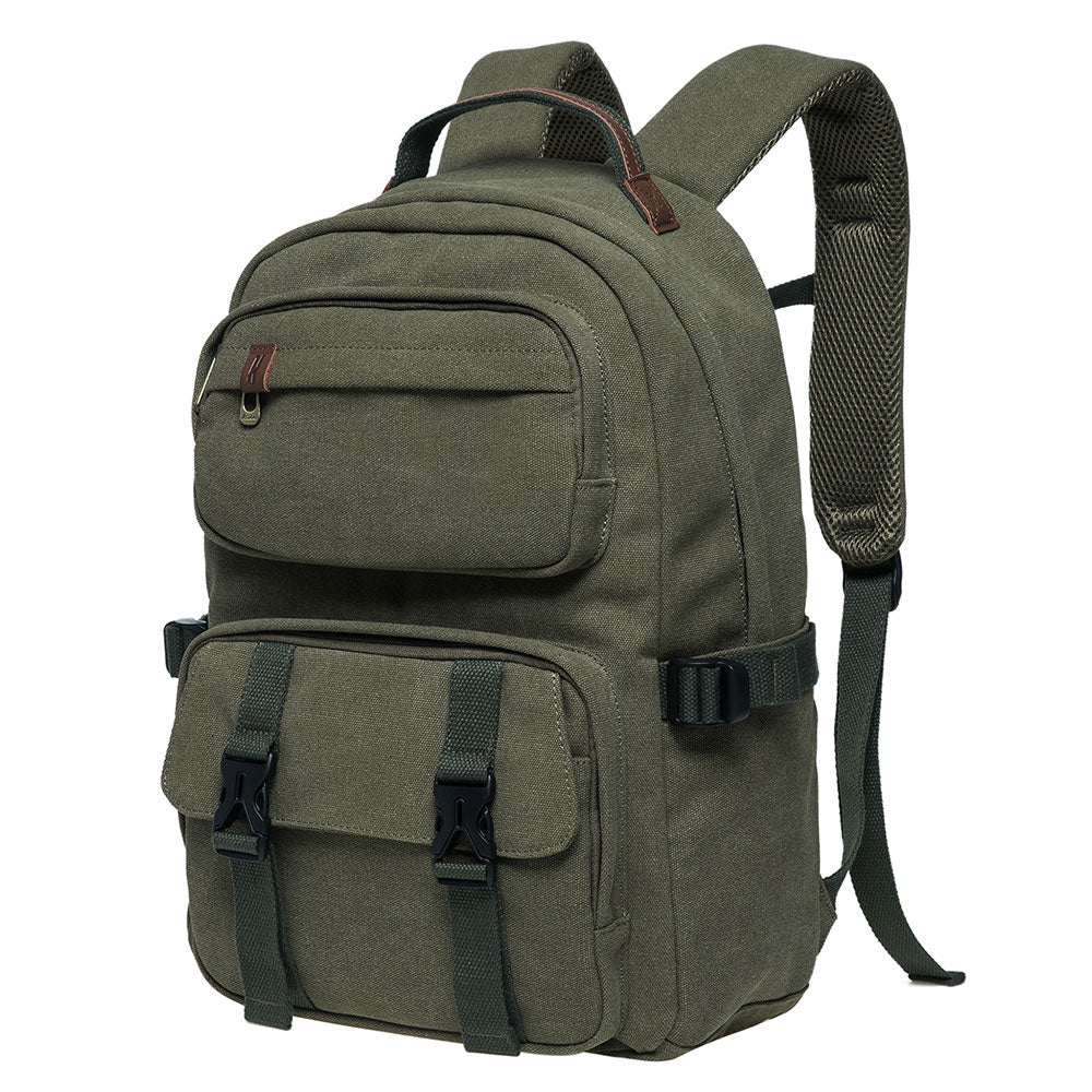 KAUKKO Backpack for daily use, ( KS20-2ARMYGREEN/18.5L ) - kaukko