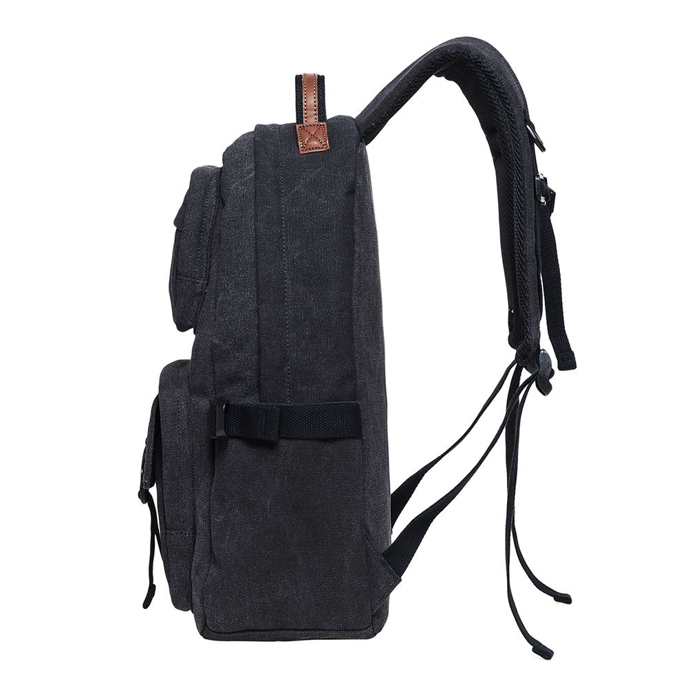 KAUKKO Backpack for daily use, ( KS20-2BLACK/18.5L ) - kaukko