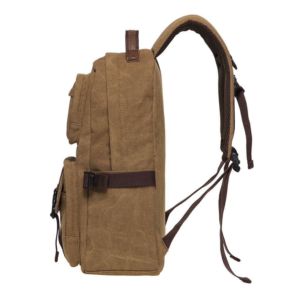 KAUKKO Backpack for daily use, ( KS20-2KHAKI/18.5L ) - kaukko