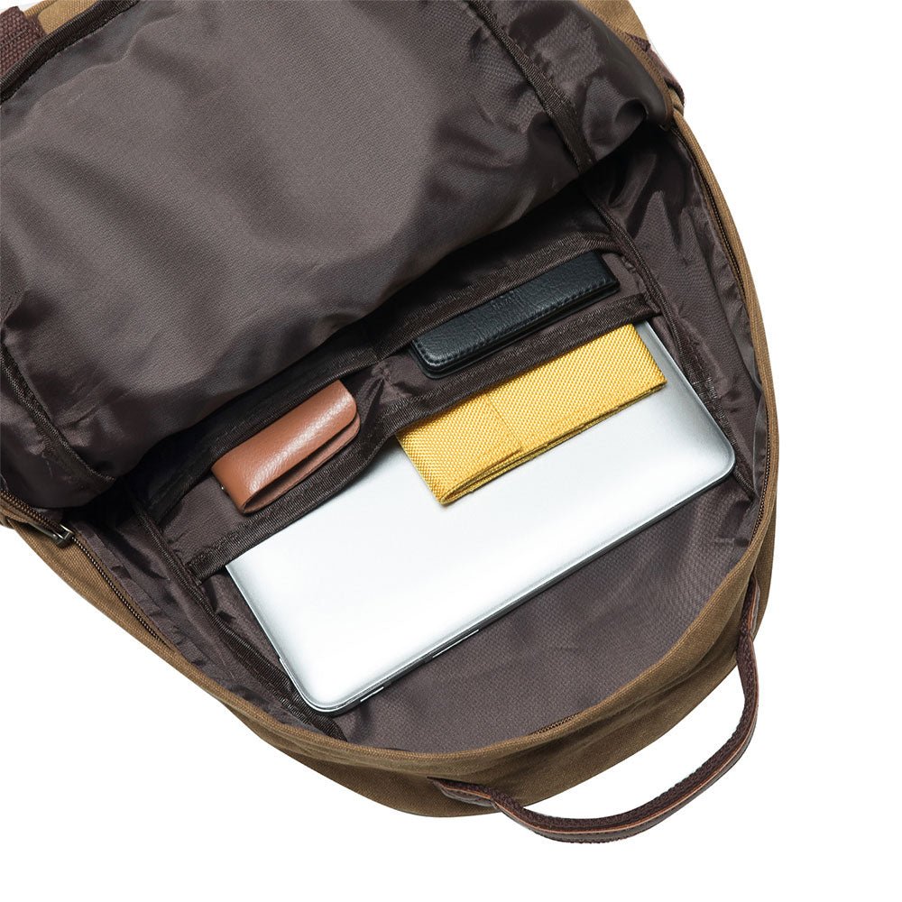 KAUKKO Backpack for daily use, ( KS20-2KHAKI/18.5L ) - kaukko