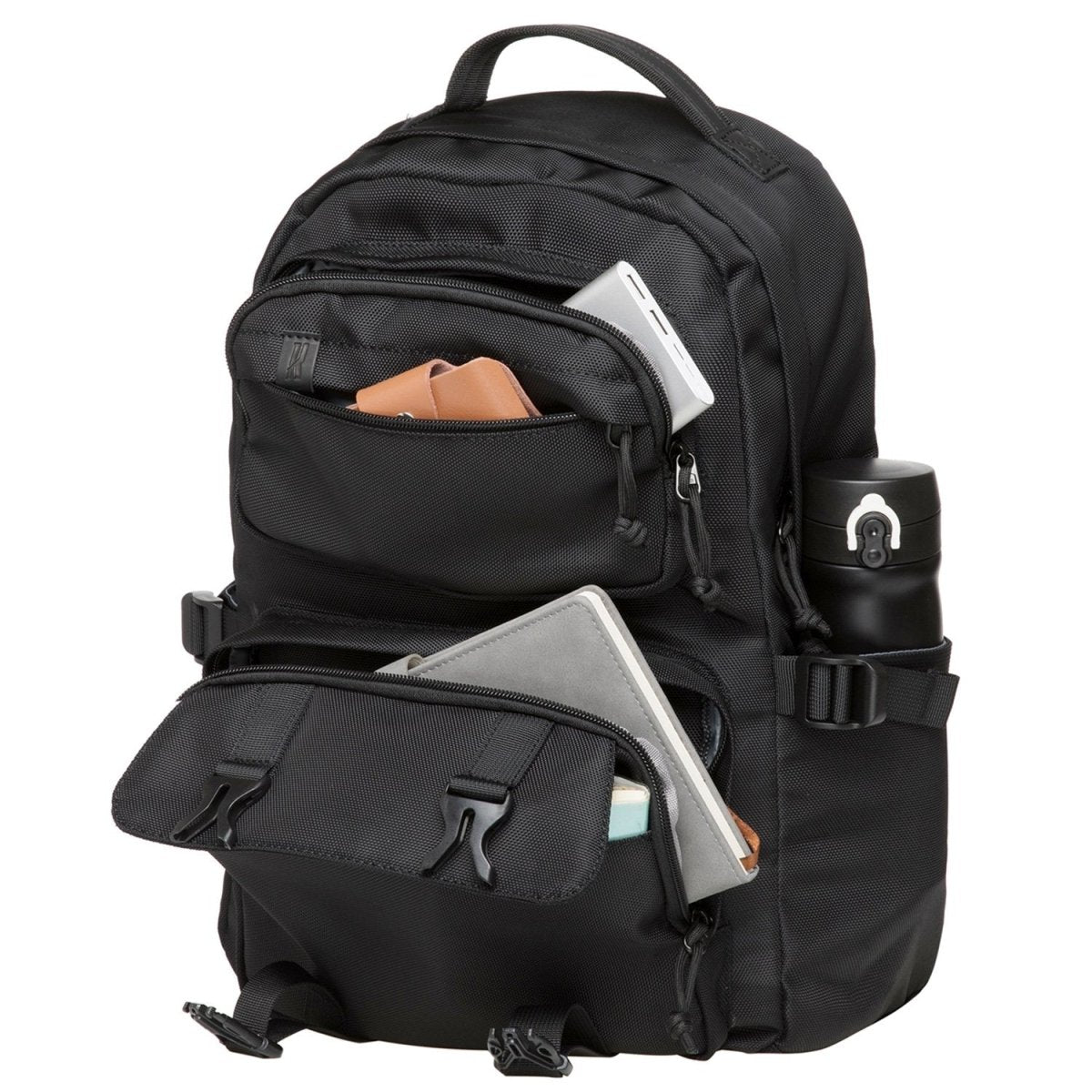 KAUKKO Backpack for daily use, ( KS20-BLACK/18.5L ) - kaukko