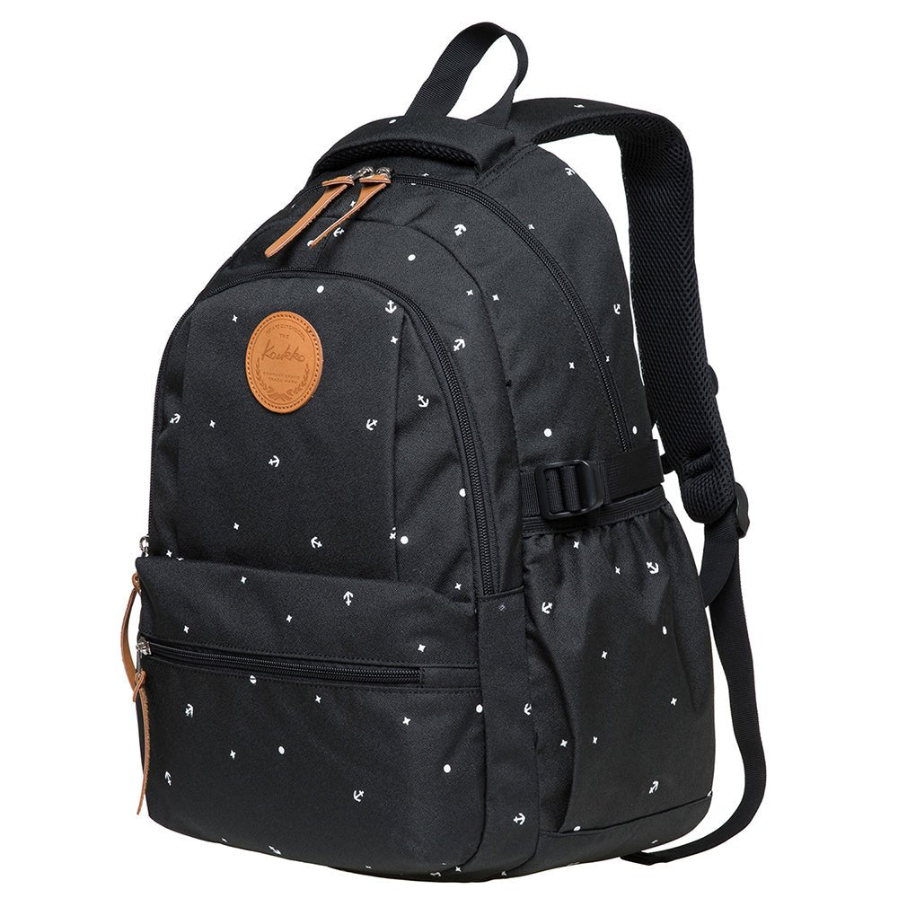 KAUKKO Backpack for daily use, KS24(Black) - kaukko