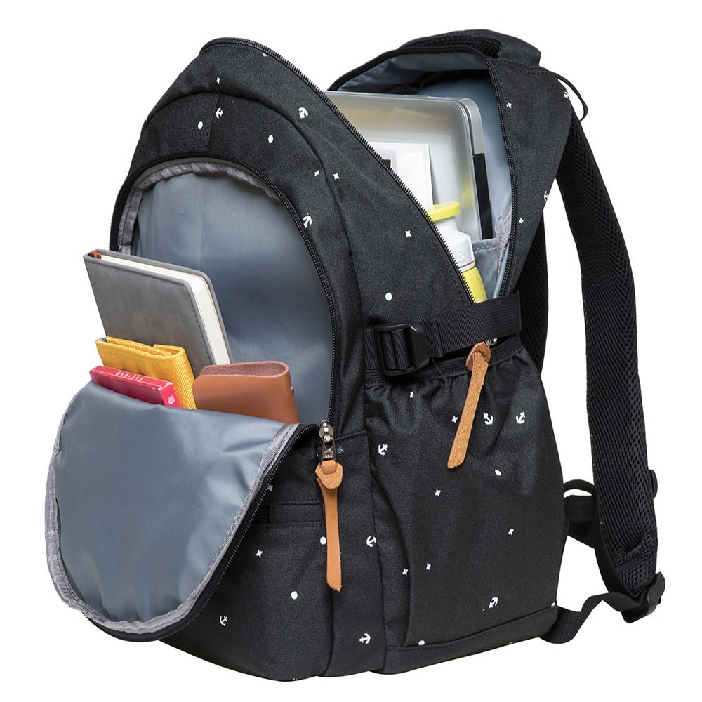 KAUKKO Backpack for daily use, KS24(Black) - kaukko