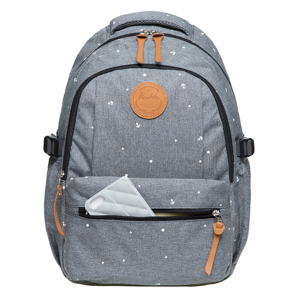 KAUKKO Backpack for daily use, KS24(Grey ) - kaukko