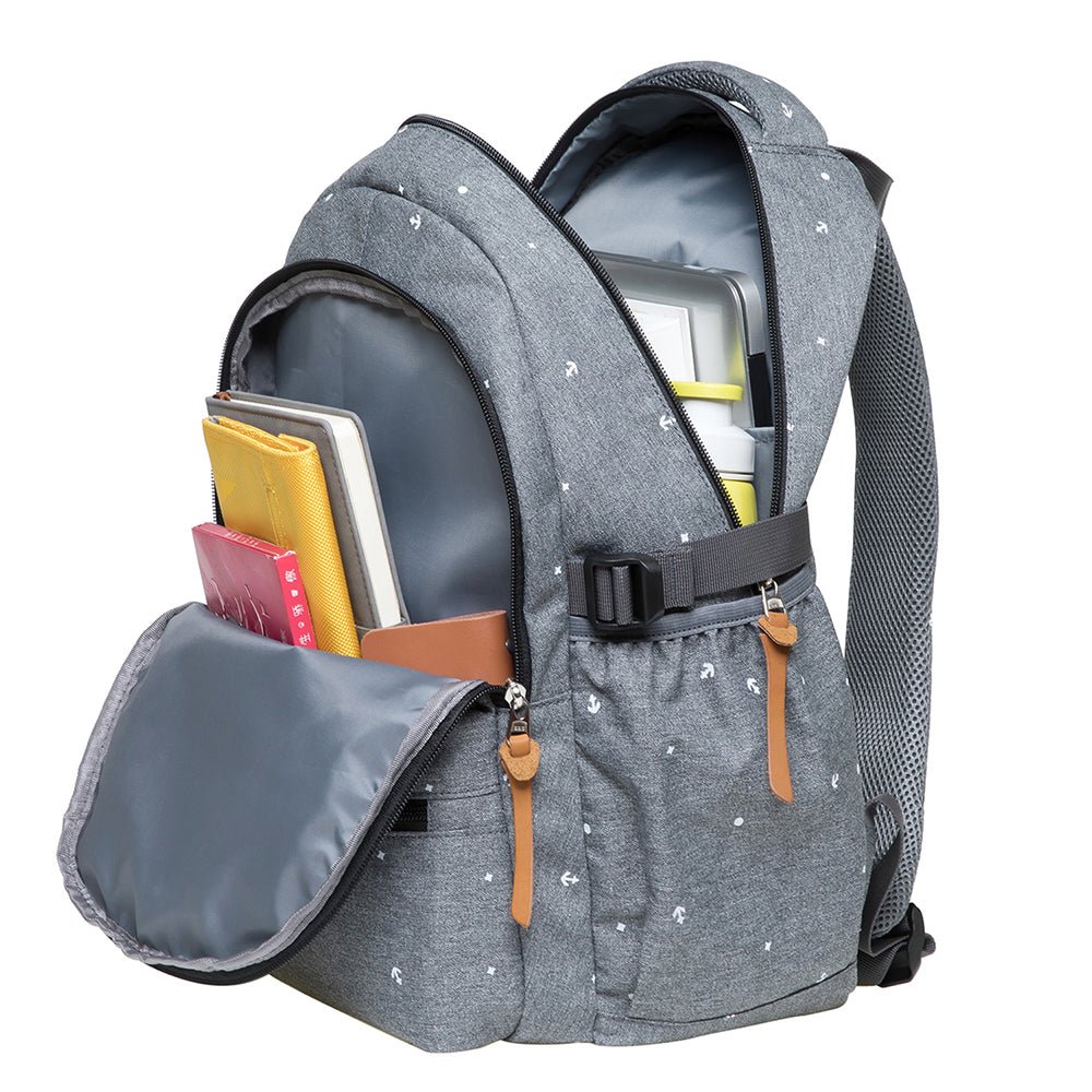 KAUKKO Backpack for daily use, KS24(Grey ) - kaukko