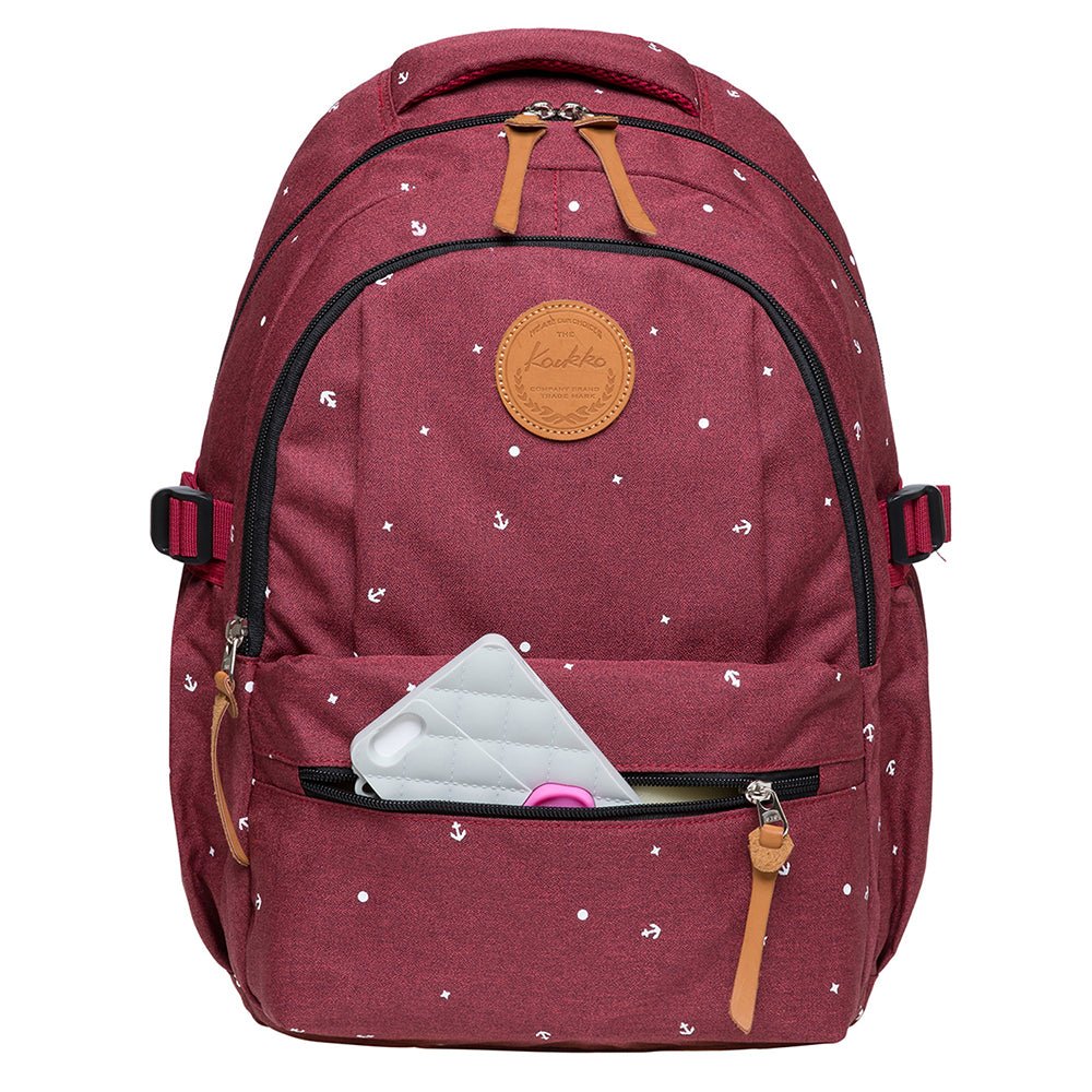 KAUKKO Backpack for daily use, KS24(Red) - kaukko