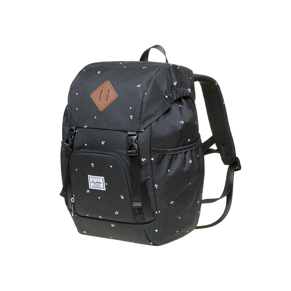 KAUKKO Backpack for daily use, KY01-2 ( Black/ 15.2 L ) - kaukko