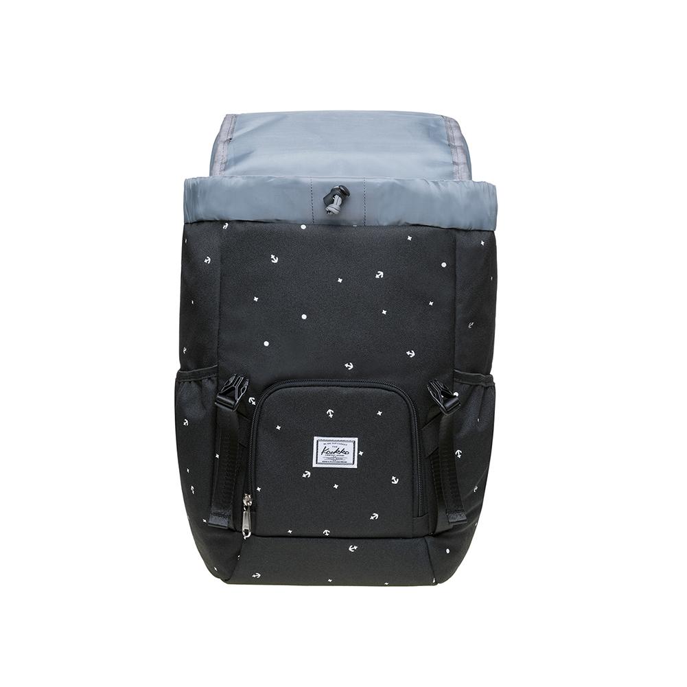 KAUKKO Backpack for daily use, KY01-2 ( Black/ 15.2 L ) - kaukko