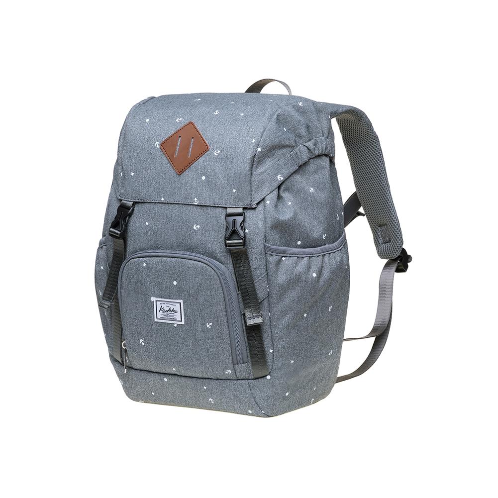 KAUKKO Backpack for daily use, KY01-2 ( Grey / 15.2 L ) - kaukko