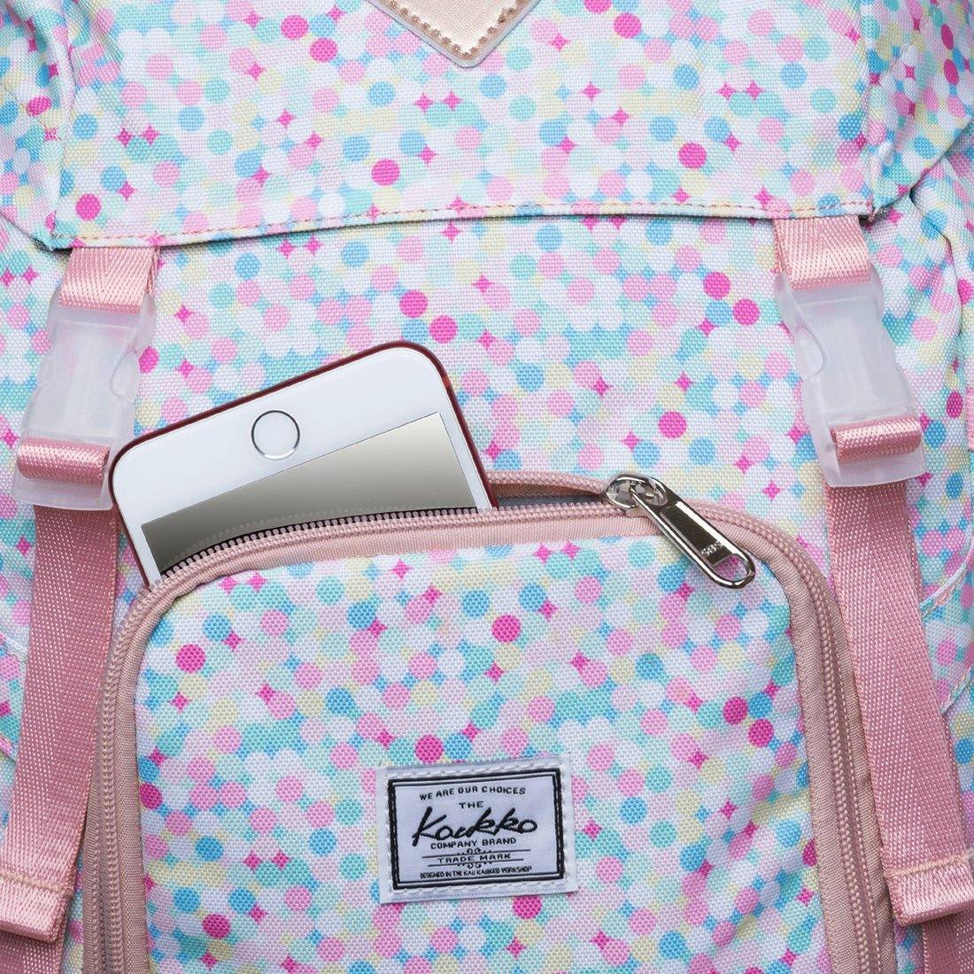 KAUKKO Backpack for daily use, KY01 ( Colordot / 15.2 L ) - kaukko