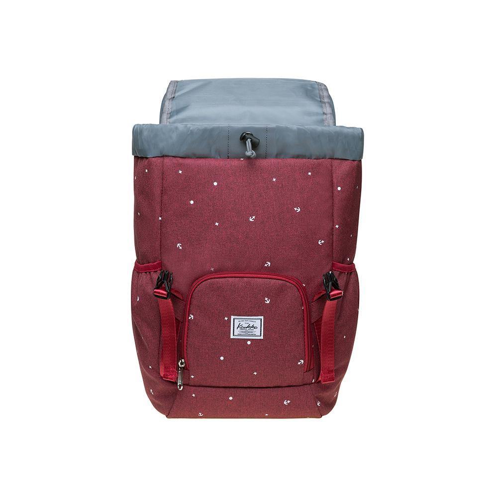 KAUKKO Backpack for daily use, KY01 ( Red / 15.2 L ) - kaukko