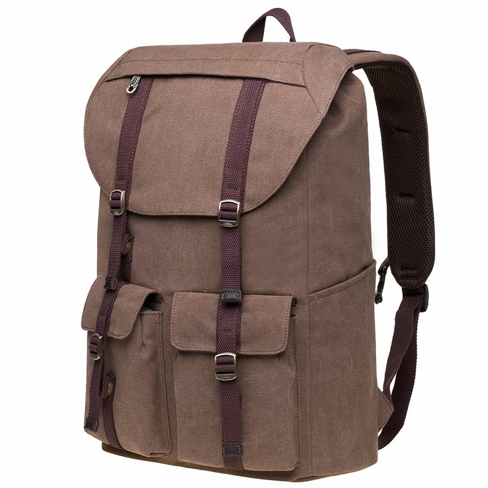 KAUKKO Backpack for Hiking Tours, KD01-2 ( Khaki / 20.7L ) - kaukko
