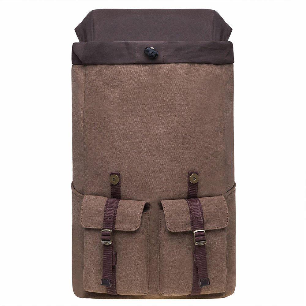 KAUKKO Backpack for Hiking Tours, KD01-2 ( Khaki / 20.7L ) - kaukko
