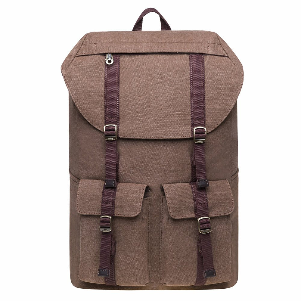 KAUKKO Backpack for Hiking Tours, KD01-2 ( Khaki / 20.7L ) - kaukko