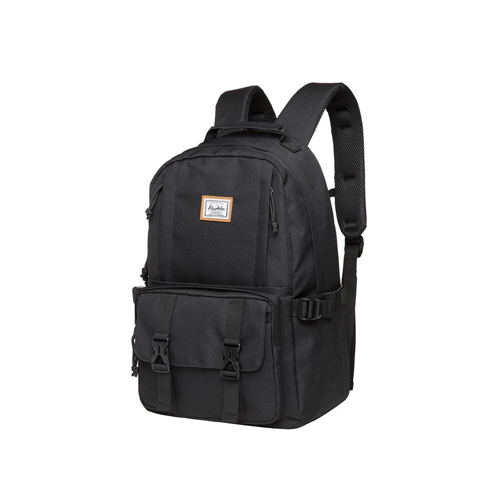 KAUKKO Backpack for School, KS21 ( Black-2 / 18.4L ) - kaukko