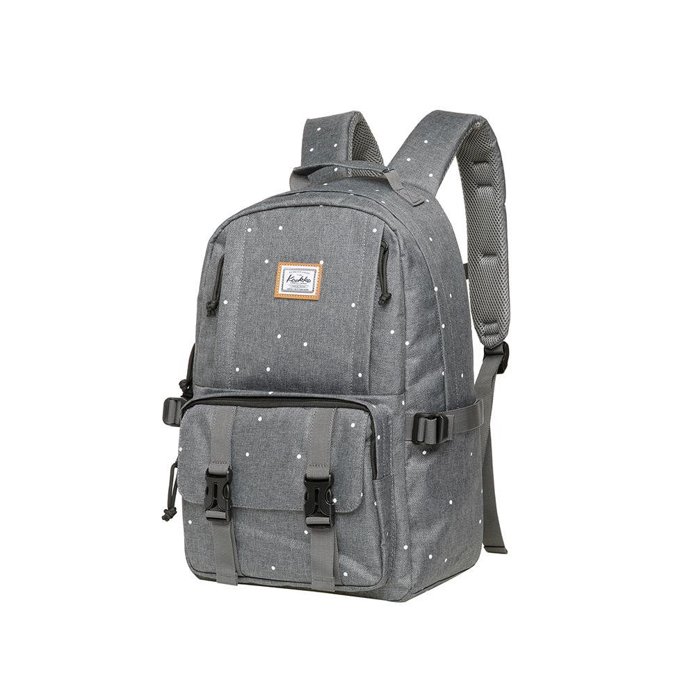 KAUKKO Backpack for School, KS21 ( Grey / 18.4L ) - kaukko