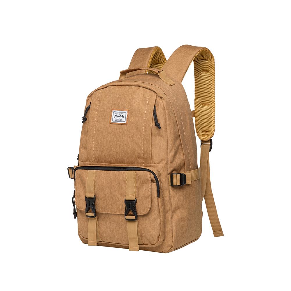 KAUKKO Backpack for School, KS21 ( Yellow / 18.4L ) - kaukko