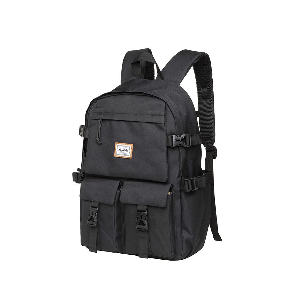 KAUKKO Backpack for School, KS22 ( Black / 18.4L ) - kaukko