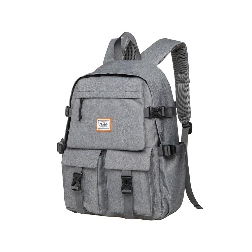 KAUKKO Backpack for School, KS22 ( Grey / 18.4L ) - kaukko