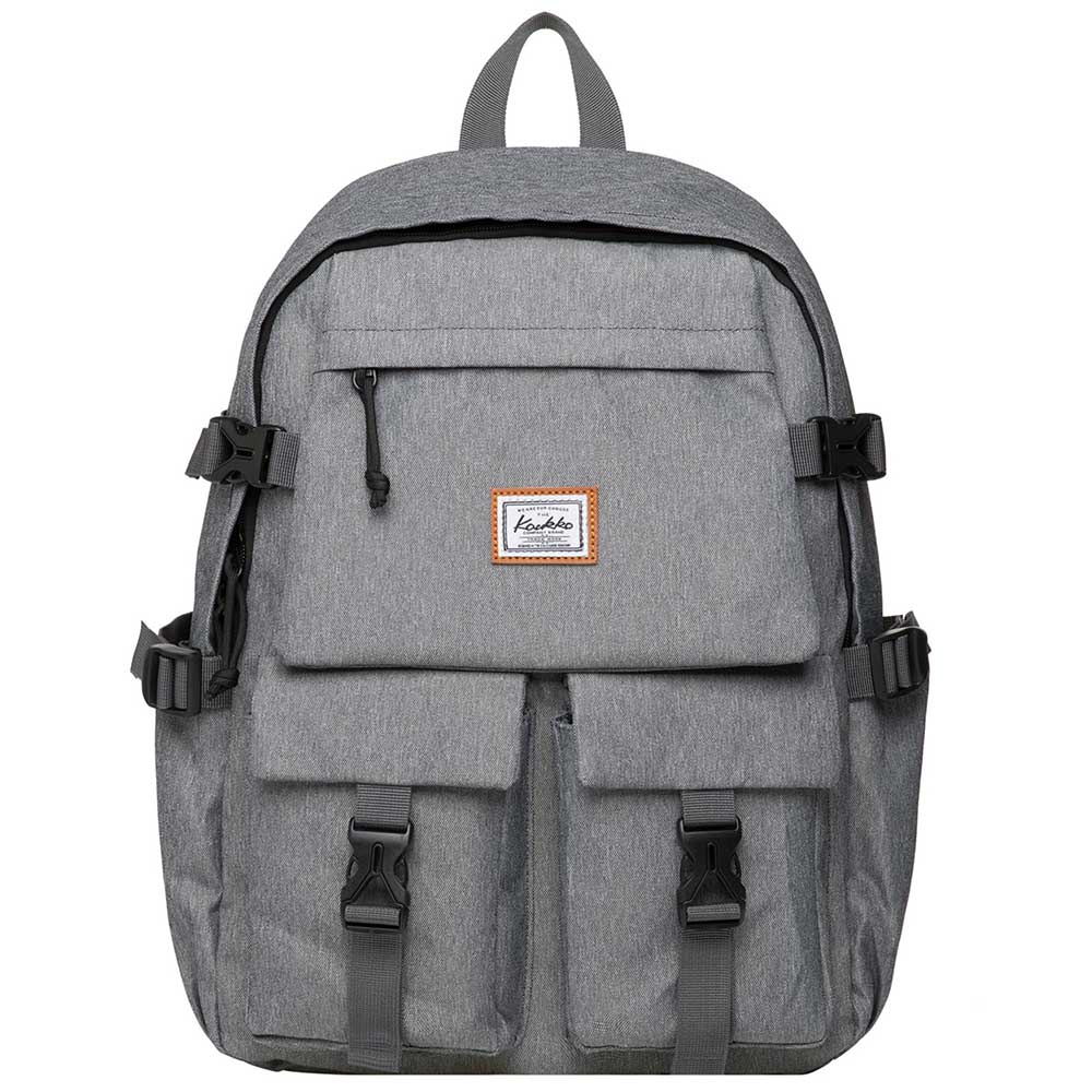 KAUKKO Backpack for School, KS22 ( Grey / 18.4L ) - kaukko