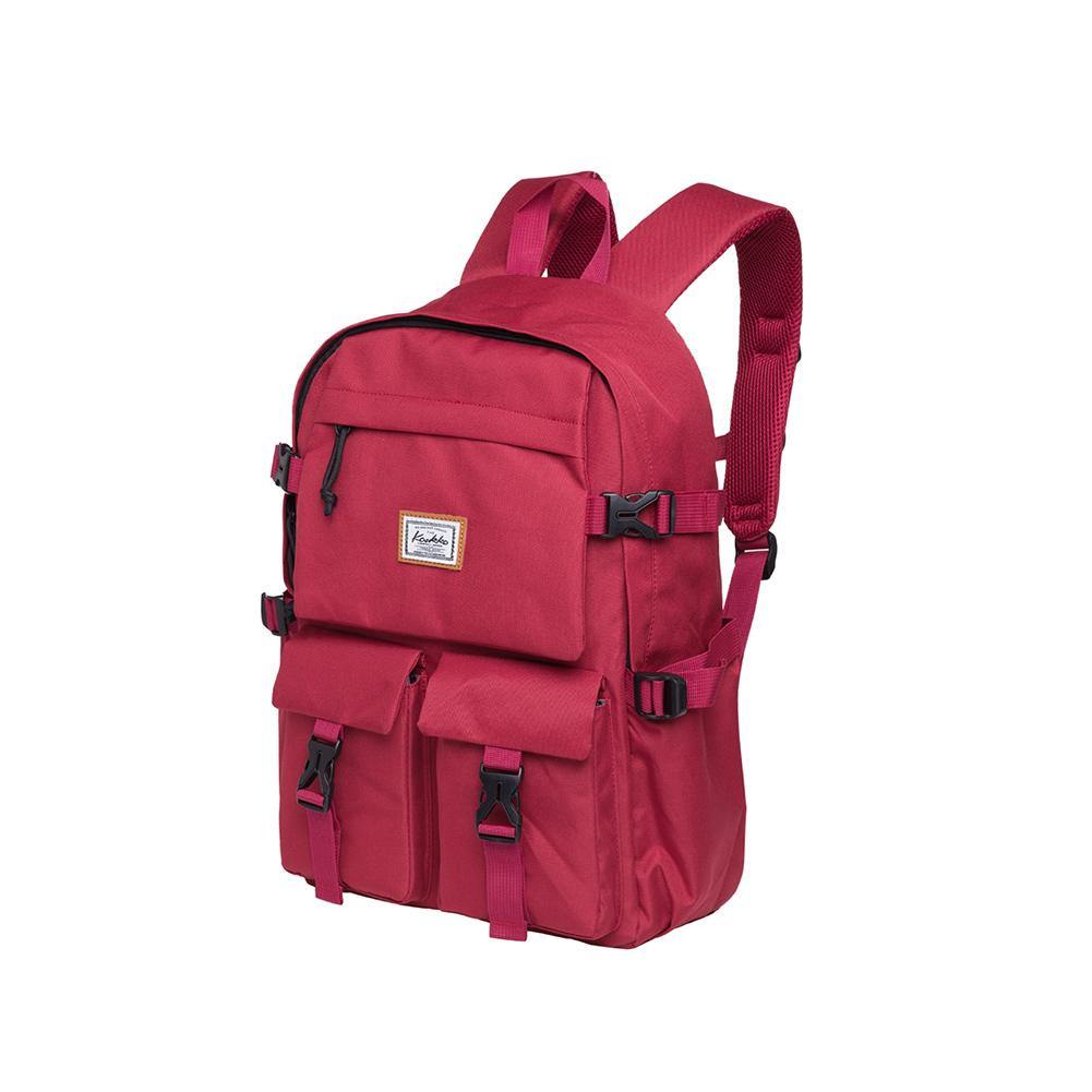 KAUKKO Backpack for School, KS22 ( Red / 18.4L ) - kaukko