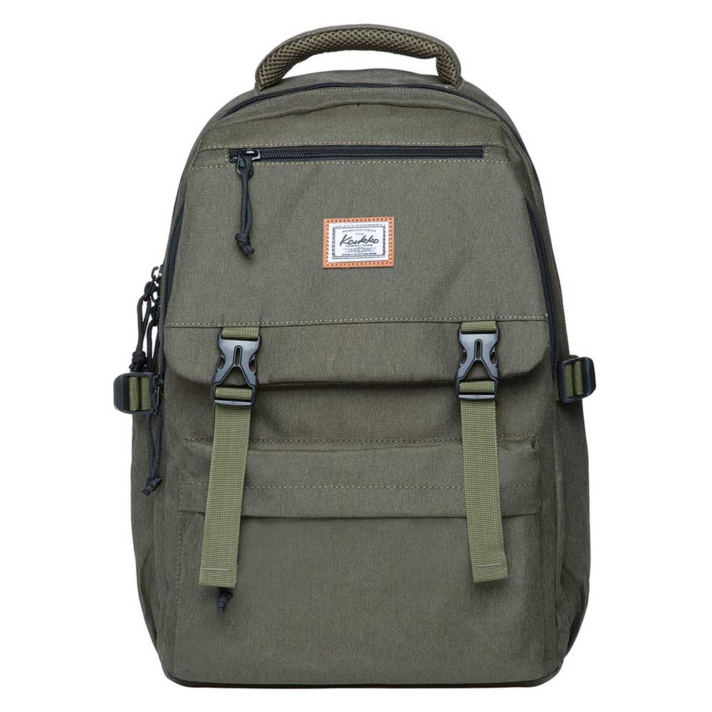 KAUKKO Backpack for School, KS23 ( Green / 18.4L ) - kaukko