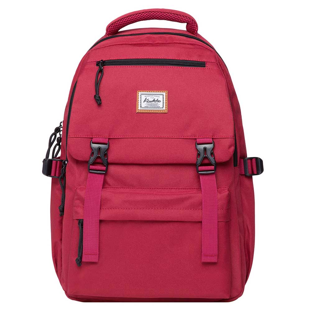 KAUKKO Backpack for School, KS23 ( Red / 18.4L ) - kaukko