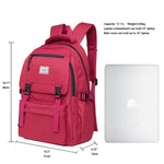 KAUKKO Backpack for School, KS23 ( Red / 18.4L ) - kaukko