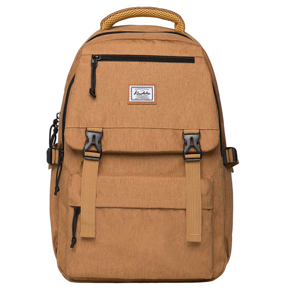 KAUKKO Backpack for School, KS23 ( Yellow / 18.4L ) - kaukko