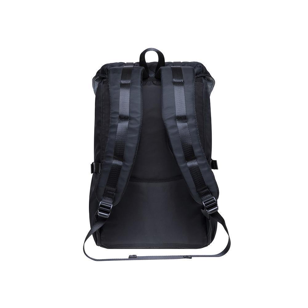 KAUKKO backpack women men daypack with laptop compartment for 14 inch notebook for leisure job university travel hiking, 21L, black-EP5-19 - kaukko