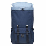 KAUKKO backpack women men daypack with laptop compartment for 14 inch notebook for leisure job university travel hiking, 21L (blue EP5-18) - kaukko