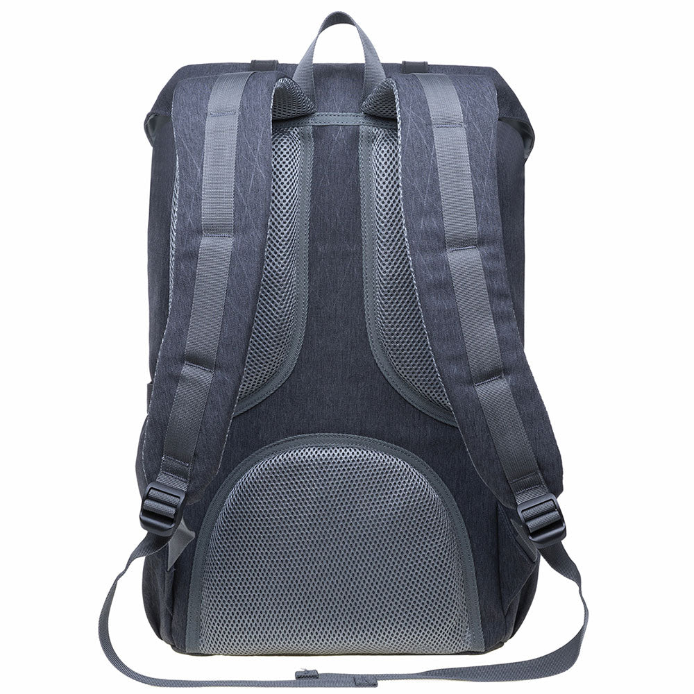 KAUKKO backpack women men daypack with laptop compartment for 14 inch notebook for leisure job university travel hiking, 21L (grey EP5-18) - kaukko