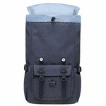 KAUKKO backpack women men daypack with laptop compartment for 14 inch notebook for leisure job university travel hiking, 21L (grey EP5-18) - kaukko