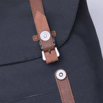 KAUKKO Backpack Women Men Vintage Travel Backpack, EP6-2 ( Black / 18.3L ) - kaukko