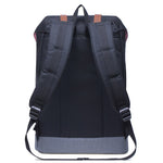 KAUKKO Backpack Women Men Vintage Travel Backpack, EP6-2 ( Black / 18.3L ) - kaukko