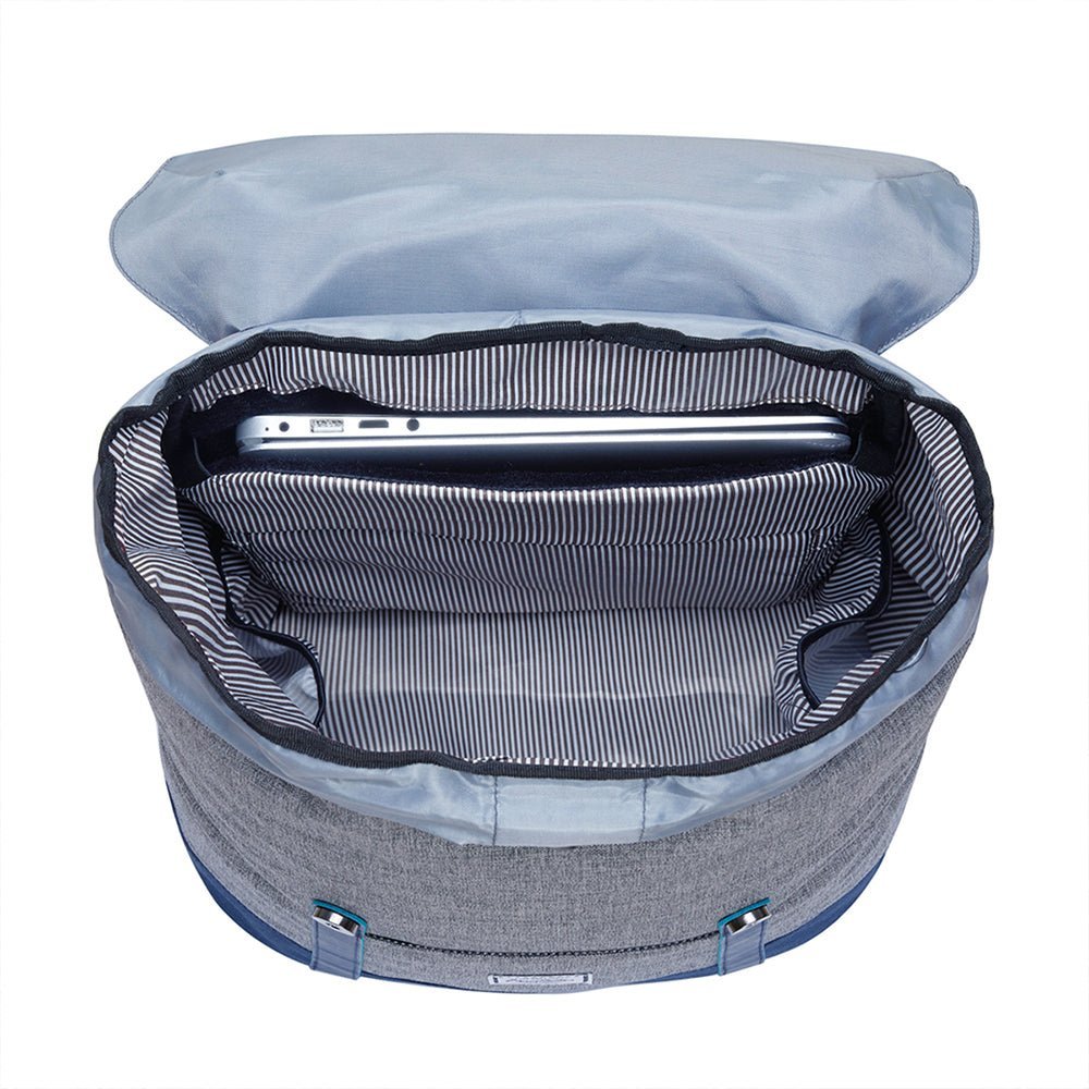 KAUKKO Backpack Women Men Vintage Travel Backpack, EP6-2 ( Grey Blue / 18.3L ) - kaukko