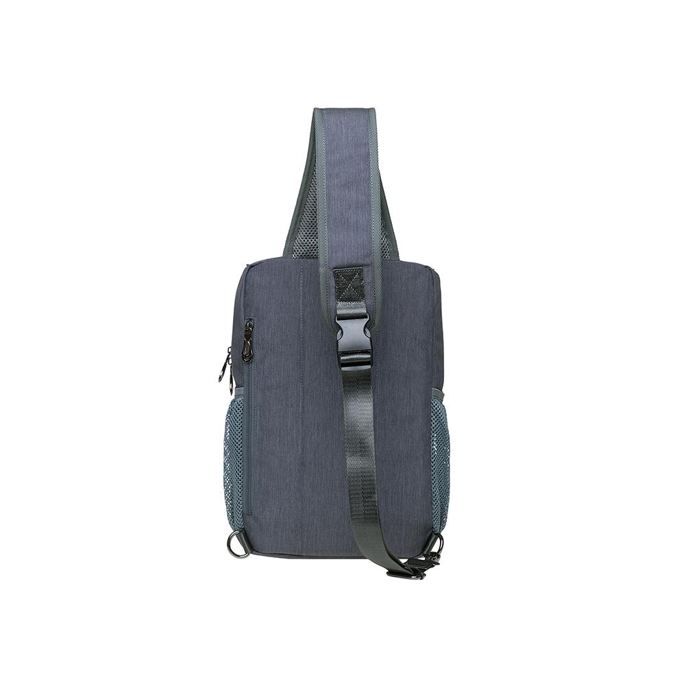 KAUKKO Canvas Crossbody Sling Bag Backpack for Cycling, Hiking, Camping, and Commuting, FD252-1 ( Grey ) - kaukko